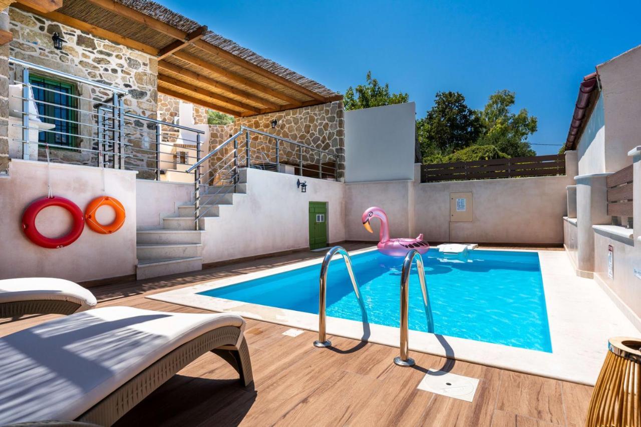 Aggel'S House - Stone House - Private Pool - Courtyard - Countryside Views Villa Kato Episkopi ภายนอก รูปภาพ